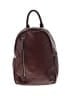 Unbranded 100% Leather Burgundy Backpack One size - photo 1