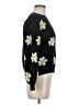 Shein Floral Black Pullover Sweater Size M - photo 4