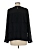 J.Jill 100% Polyester Black Long Sleeve Blouse Size M - photo 2