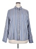 Universal Thread 100% Cotton Stripes Blue Long Sleeve Button-Down Shirt Size XXL - photo 1