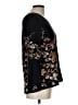 Chico's Floral Black Pullover Sweater Size L - photo 4
