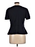 BCBGMAXAZRIA Black Short Sleeve Top Size L - photo 2