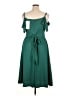 BLOOMCHIC Solid Green Cocktail Dress Size 14 - photo 2