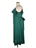 BLOOMCHIC Solid Green Cocktail Dress Size 14 - photo 5