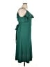 BLOOMCHIC Solid Green Cocktail Dress Size 14 - photo 4