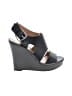 Audrey Brooke Black Wedges Size 6 1/2 - photo 1