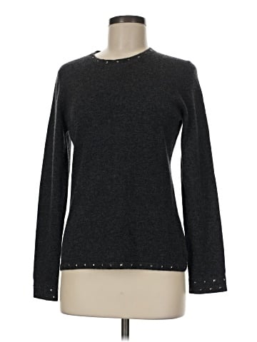 Qi Cashmere Pullover Sweater (view 1)