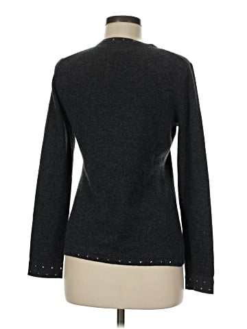 Qi Cashmere Pullover Sweater (view 2)