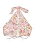 Unbranded Floral Pink Swimsuit Top Size L - photo 1