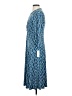 Donna Morgan Print Blue Casual Dress Size 4 - photo 5