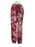 Johnny Was Floral Burgundy Casual Pants Size S - photo 1