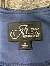 Alex Evenings Paisley Blue Blazer Size 12 - photo 6