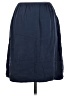 Kit and Ace Solid Blue Silk Skirt Size 4 - photo 2