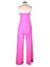 Express Color Block Pink Jumpsuit Size M - photo 2