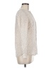 Massimo Dutti Animal Print Ivory Long Sleeve Blouse Size 6 - photo 4
