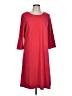 Chico's Solid Red Casual Dress Size Lg (2) - photo 1