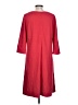 Chico's Solid Red Casual Dress Size Lg (2) - photo 2