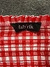 Fab'rik 100% Polyester Checkered-gingham Red Casual Dress Size S - photo 4