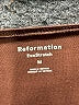 Reformation Brown Bodysuit Size M - photo 3
