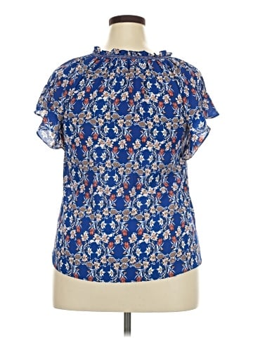 Max Studio Short Sleeve Blouse (view 2)