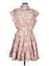 Hutch 100% Polyester Tan Casual Dress Size L - photo 1