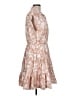 Hutch 100% Polyester Tan Casual Dress Size L - photo 4