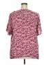 BLOOMCHIC Burgundy Short Sleeve Blouse Size 22 - 24 - photo 2