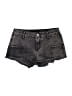 Shein Black Denim Shorts Size 28 waist - photo 1
