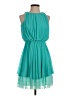 Jessica Simpson Solid Teal Cocktail Dress Size XS - photo 1