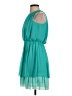 Jessica Simpson Solid Teal Cocktail Dress Size XS - photo 5