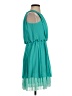 Jessica Simpson Solid Teal Cocktail Dress Size XS - photo 4