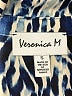 Veronica M. Print Blue Casual Dress Size S - photo 7