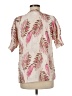 Bibi 100% Rayon Pink Short Sleeve Blouse Size M - photo 2