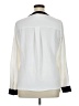 Unbranded 100% Polyester Color Block Ivory Long Sleeve Blouse Size XL - photo 2