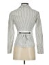 White House Black Market Stripes Silver Blazer Size 00 - photo 2