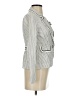 White House Black Market Stripes Silver Blazer Size 00 - photo 4