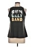 ChicMe Gray Sleeveless T-Shirt Size L - photo 1