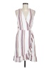 Rails Stripes White Casual Dress Size M - photo 1