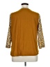 Van Heusen 100% Polyester Animal Print Yellow 3/4 Sleeve Blouse Size XL - photo 2