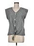 Como Vintage Gray Sleeveless Blouse Size M - photo 1
