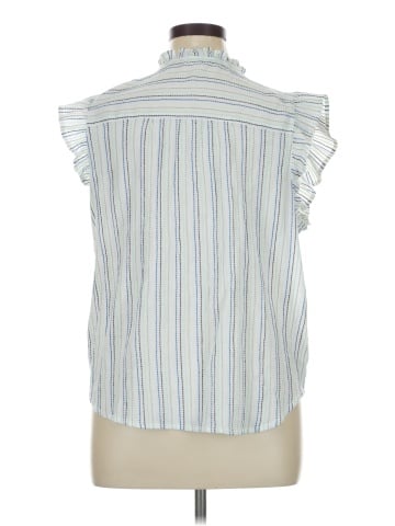 Ann Taylor LOFT Outlet Sleeveless Button-Down Shirt (view 2)