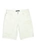 CALVIN KLEIN JEANS Solid White Shorts Size 10 - photo 1