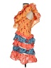 FARM Rio for Anthropologie 100% Cotton Orange Cocktail Dress Size S - photo 5