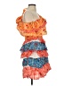 FARM Rio for Anthropologie 100% Cotton Orange Cocktail Dress Size S - photo 4