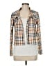 Assorted Brands Plaid Ivory Jacket Size M - photo 1