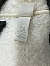 H&M 100% Polyester Ivory Faux Fur Jacket Size XS - photo 6