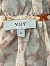 VOY Orange Short Sleeve Blouse Size S - photo 7