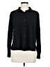 Eileen Fisher Black Long Sleeve Button-Down Shirt Size M - photo 1