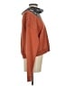 Free People 100% Cotton Paisley Orange Brown Sweatshirt Size S - photo 4