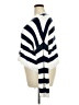 Moon & Madison Stripes White Blue Pullover Sweater Size XL - photo 5